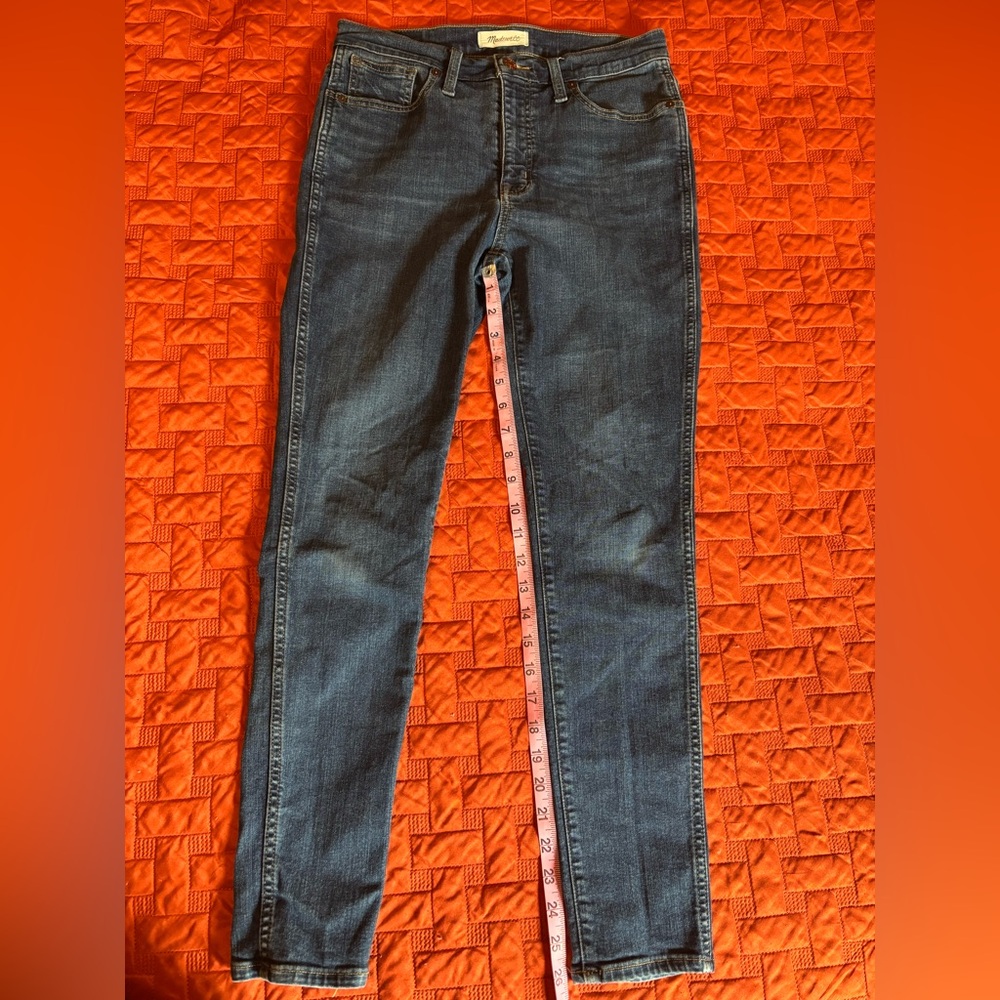 Madewell 10 inch high rise skinny size 29 - Picture 3 of 6